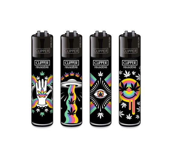 Clipper - Feuerzeuge 420 RAINBOW