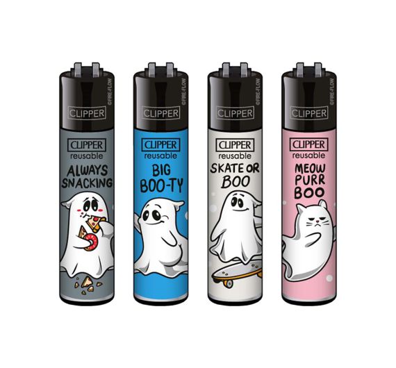 Clipper - Feuerzeuge GESPENSTER - Assortiert