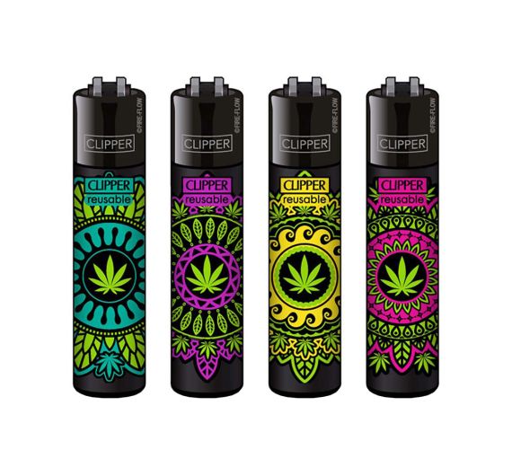 Clipper - Feuerzeuge MANDALA LEAVES #3 - Assortiert