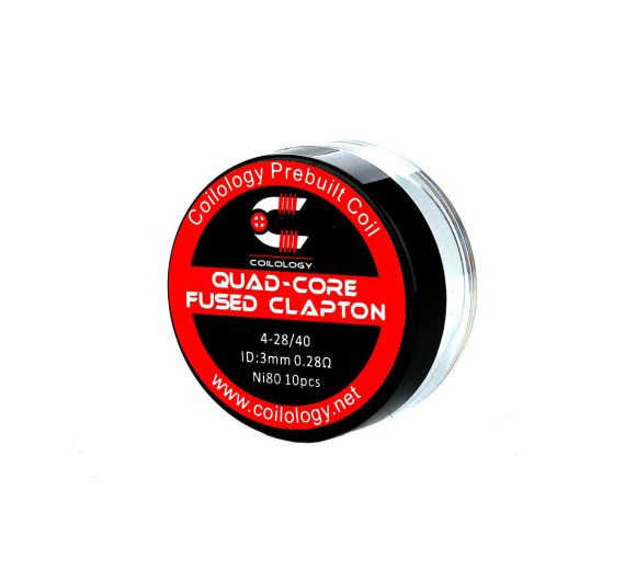 Coilology Quad Core Fused Clapton Coils 10 Stk