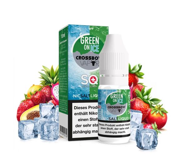 Crossbow - Green on Ice - 10ml Liquide (20mg Sels de Nicotine)