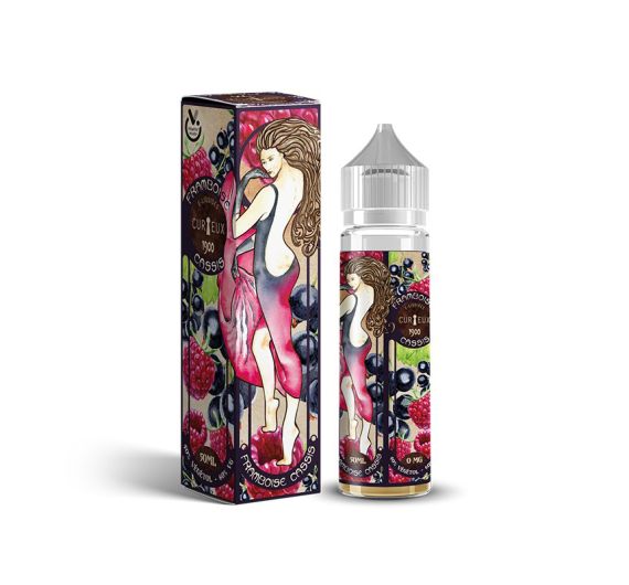 Curieux 1900 - Framboise Cassis - 50/60ml Shortfill Liquide