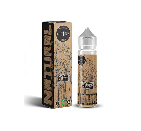 Curieux Natural - Le Grand Elixir - 50/60ml Liquide (Shortfill) Curieux Natural - Le Grand Elixir - 50/60ml Liquide (Shortfill)