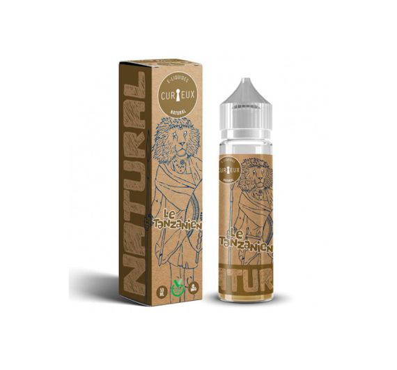 Curieux Natural - Le Tanzanien - 50/60ml Liquide (Shortfill)