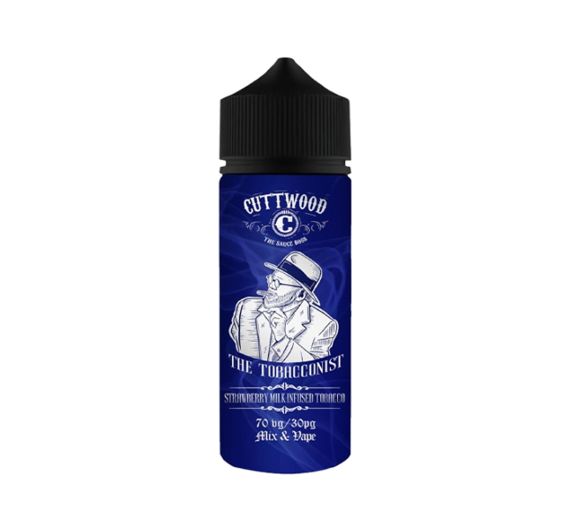 Cuttwood The Tobacconist - Tabac Infusé au Lait Fraise - 100/120ml Shortfill