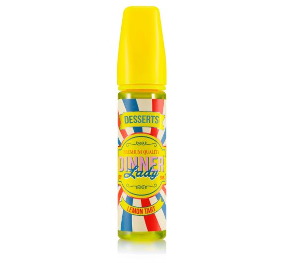 Dinner Lady Desserts - Lemon Tart - 50/60ml Shortfill Liquide