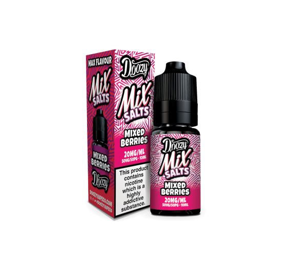 Doozy Mix Salt - Mixte Berries - 10ml Liquide (Sels de Nicotine) Doozy Mix Salt - Mixte Berries - 10ml Liquide (Sels de Nicotine)