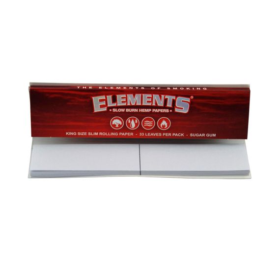 Elements - RED CONNOISSEUR Hemp Papers KSS mit Tips