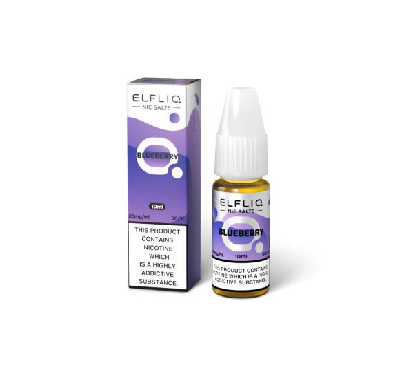 ElfBar Elfliq - Blueberry - 10ml Liquide (Sels de Nicotine) ElfBar Elfliq - Blueberry - 10ml Liquide (Sels de Nicotine)