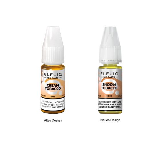 ElfBar Elfliq - Snoow Tobacco - Crème Tabac - 10ml Liquide (Sel de Nicotine) ElfBar Elfliq - Snoow Tobacco - Crème Tabac - 10ml Liquide (Sel de Nicotine)