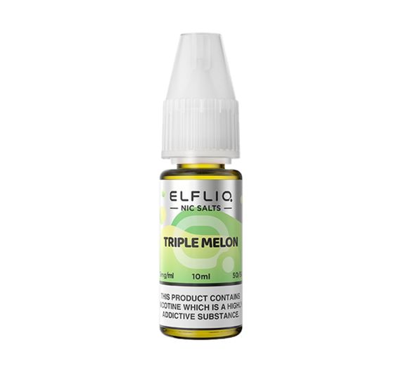 ElfBar Elfliq - Tripple Melon - 10ml Liquide (Sels de Nicotine)