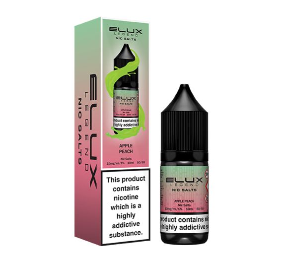 ELUX Legend - Apple Peach - 10ml Liquide (Sels de Nicotine)