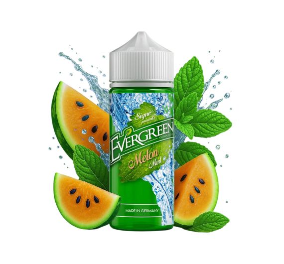 Evergreen - Melon Menthe - 8/120ml Liquide (Longfill)