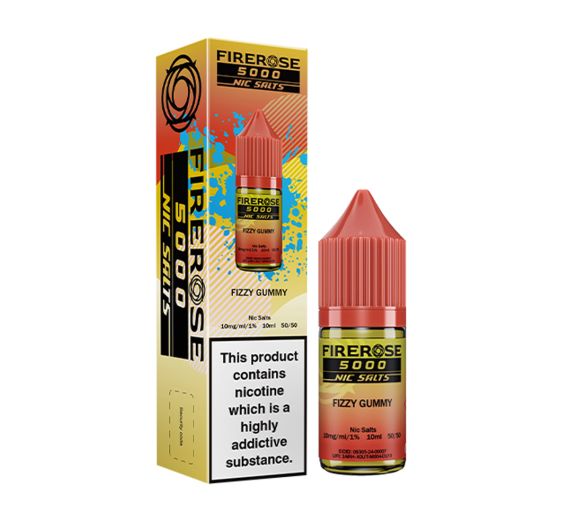Firerose 5000 - Fizzy Gummy - 10ml Liquide (Sels de Nicotine) Firerose 5000 - Fizzy Gummy - 10ml Liquide (Sels de Nicotine)