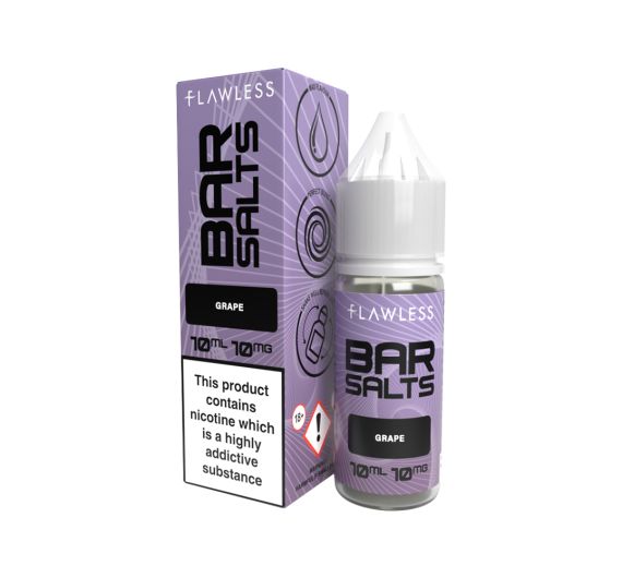 Flawless BAR SALT - Grape - 10ml Liquide (Sels de Nicotine) Flawless BAR SALT - Grape - 10ml Liquide (Sels de Nicotine)