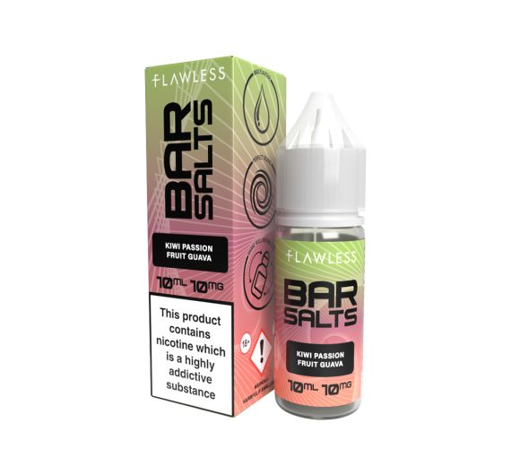 Flawless BAR SALT - Kiwi Passion Fruit Guava - 10ml Liquide (Sels de Nicotine)