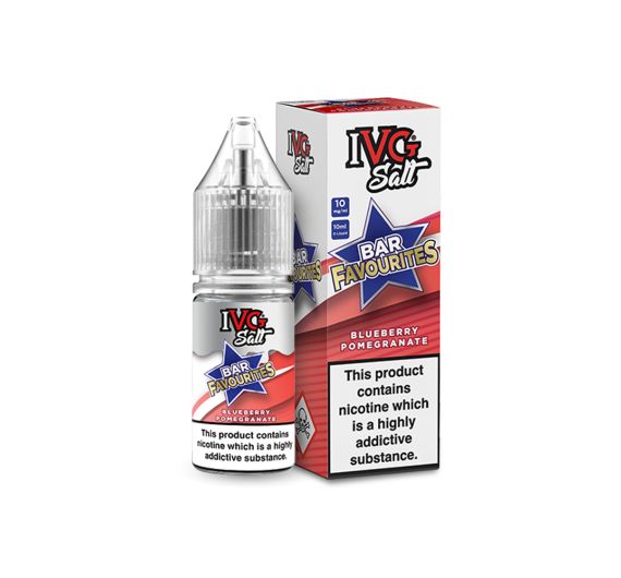 IVG Bar Favourites - Blueberry Pomegranate - 10ml Liquide (Sels de Nicotine)
