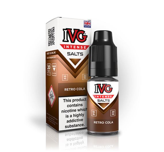IVG - Intense - Retro Cola - 10ml Liquide (Sel de nicotine)