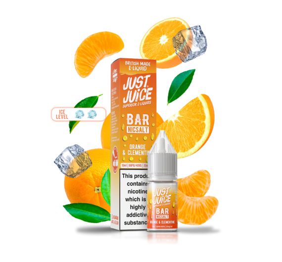 Just Juice Bar - Orange Clementine - 10ml Liquide (Sels de Nicotine)