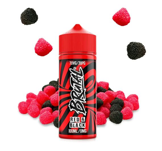 Just Juice Brutal - Red & Black - 100/120ml (Shortfill) Just Juice Brutal - Red & Black - 100/120ml (Shortfill)