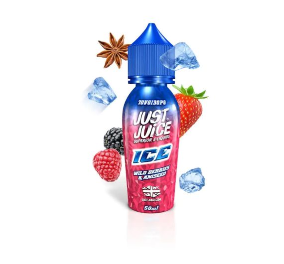 Just Juice Ice - Wild Berries & Aniseed - 50/60ml Liquide (Shortfill) Just Juice Ice - Wild Berries & Aniseed - 50/60ml Liquide (Shortfill)