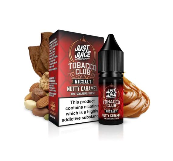 Just Juice Tobacco - Nutty Caramel Tobacco - 10ml Liquide (Sels de Nicotine)