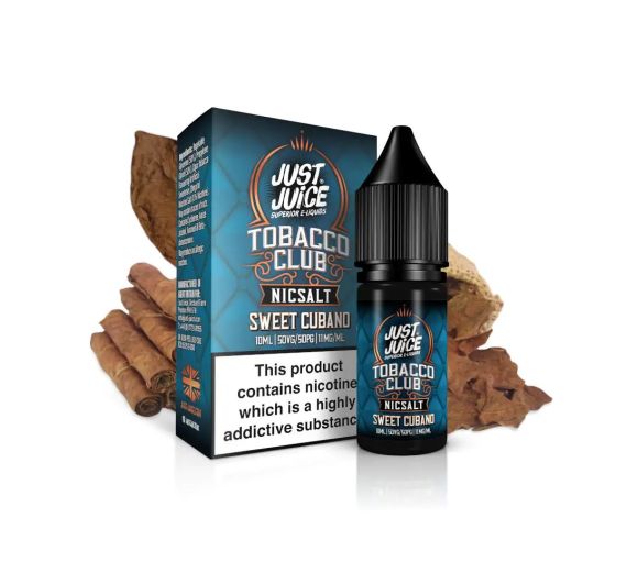 Just Juice Tobacco - Sweet Cubano - 10ml Liquide (Sels de Nicotine) Just Juice Tobacco - Sweet Cubano - 10ml Liquide (Sels de Nicotine)