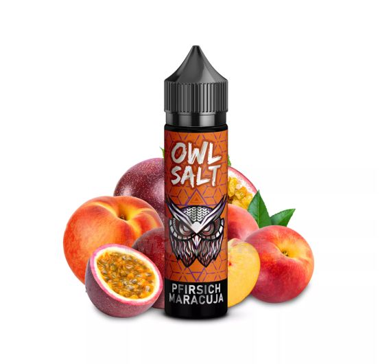 OWL Salt - Pêche Fruit de la Passion - Arôme Longfill 10/60ml