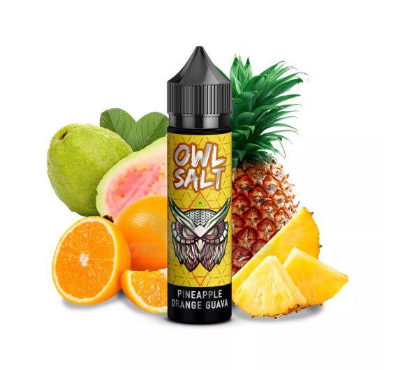 OWL Salt - Ananas Orange Goyave - 10/60ml Longfill Arôme