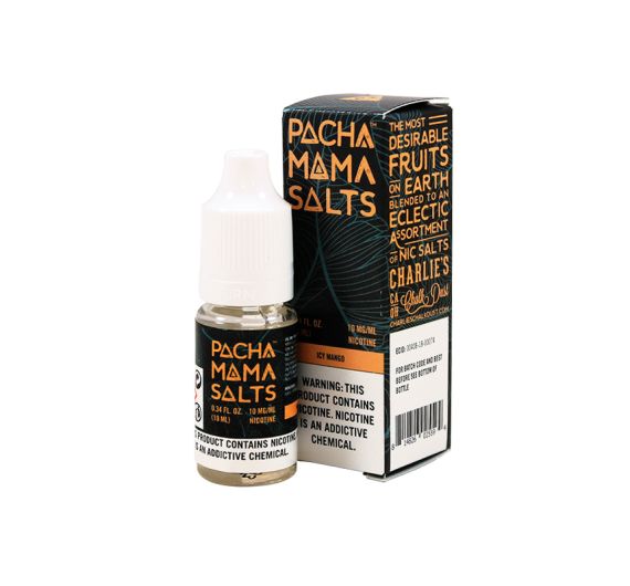 Pacha Mama Salts - Icy Mangue - 10ml Liquide (Sels de Nicotine)