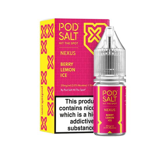 Pod Salt Nexus - Berry Lemon Ice - 10ml Liquide (Sels de Nicotine)