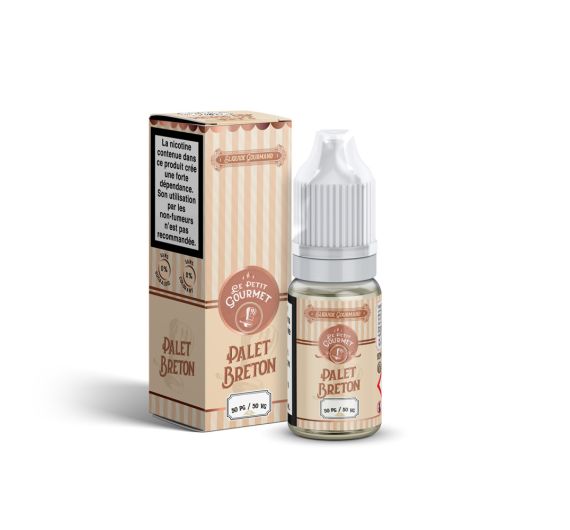 Savourea Le petit Gourmet - Palet breton - 10ml Liquide (20mg Sels de Nicotine)