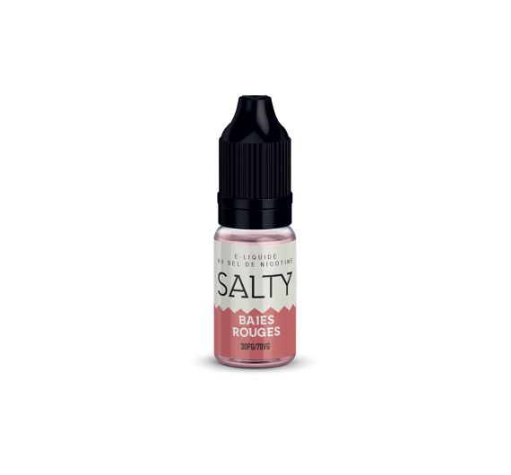 Savourea SALTY - Baies Rouges - 10ml Liquide (Sels de Nicotine)