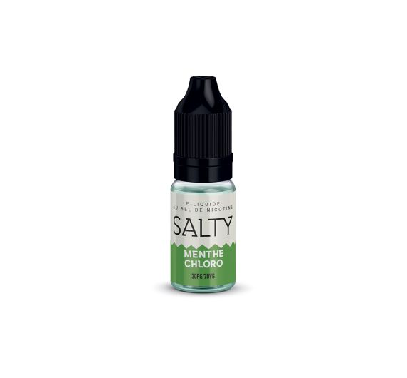Savourea SALTY - Menthe Chloro - 10ml Liquide (Sels de Nicotine)