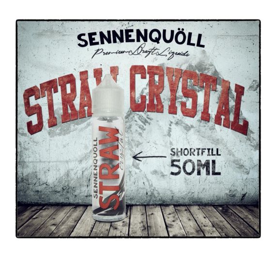 Sennenquöll Glacier Water - Straw Crystal - 50/60ml Shortfill Liquide
