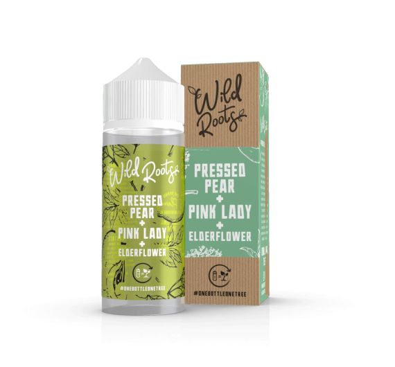 Wild Roots - Pressed Pear - 100/120ml Shortfill Liquide