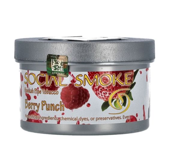 Social Smoke - Berry Punch - 250g - Shisha Tabac