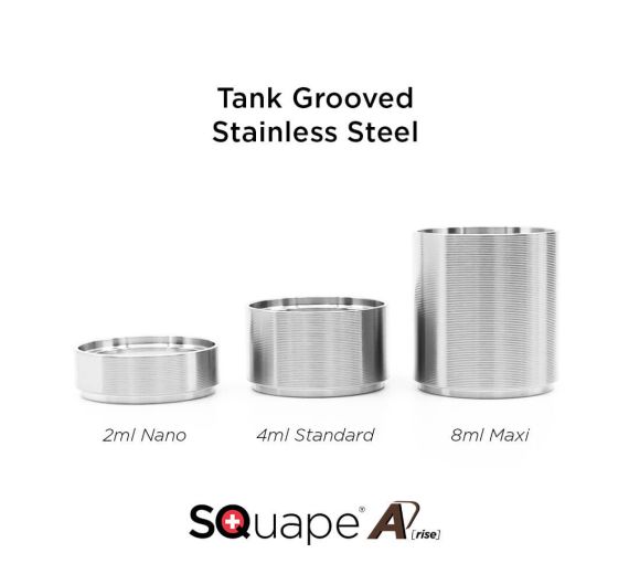 Stattqualm Réservoir Grooved Acier inoxydable SQuape A(rise)