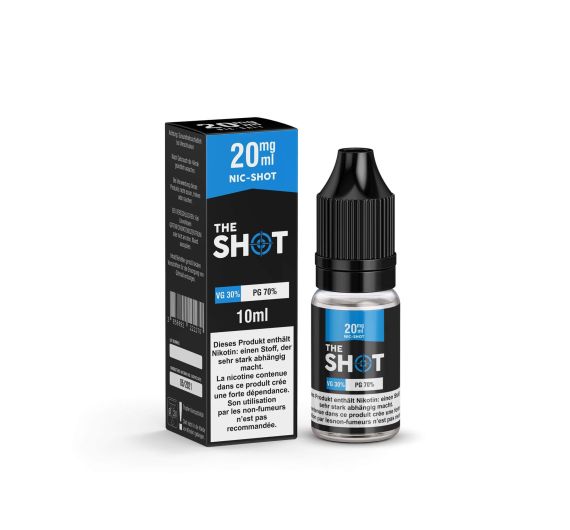 The Shot - boosters de nicotine 10ml -70/30 - 20mg