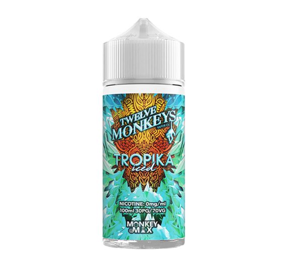 Twelve Monkey - Tropika ICED - 100/120ml Liquide (Shortfill) Twelve Monkey - Tropika ICED - 100/120ml Liquide (Shortfill)