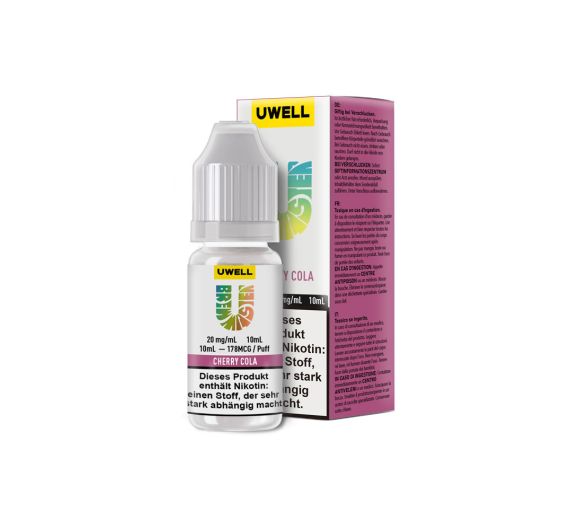 Uwell - Cherry Cola - 10ml Liquide (20mg Sels de Nicotine) Uwell - Cherry Cola - 10ml Liquide (20mg Sels de Nicotine)