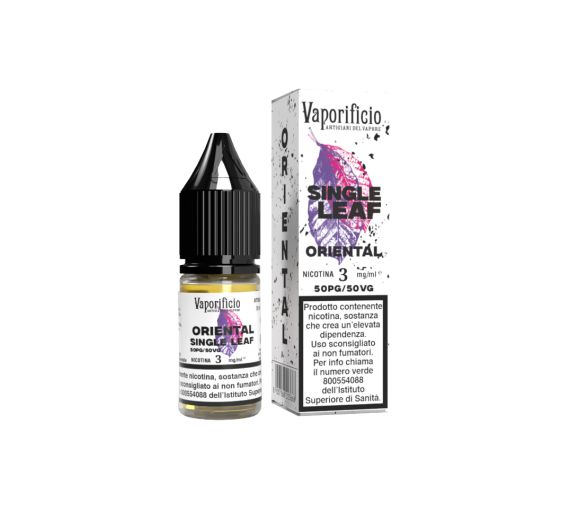 Vaporificio Single Leaf - Oriental - 10ml Liquide (Nicotine) Vaporificio Single Leaf - Oriental - 10ml Liquide (Nicotine)