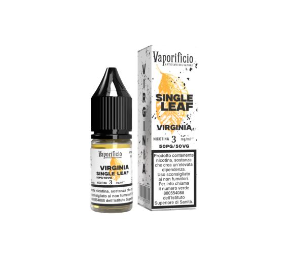 Vaporificio Single Leaf - Virginia - 10ml Liquide (Nicotine) Vaporificio Single Leaf - Virginia - 10ml Liquide (Nicotine)