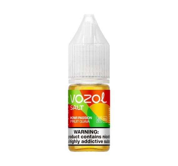 Vozol Liquides - Kiwi Passion Fruit Guava - 10ml Liquid (20mg Sels de Nicotine)