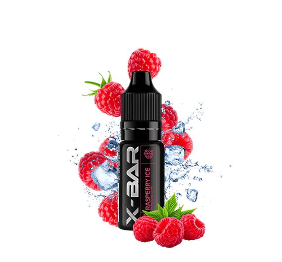 X-BAR - Raspberry Ice - 10ml Liquide (Sels de Nicotine)