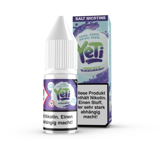 Yeti - Honeydew Blackcurrant - 10ml Liquide (20mg Sels de Nicotine) Yeti - Honeydew Blackcurrant - 10ml Liquide (20mg Sels de Nicotine)