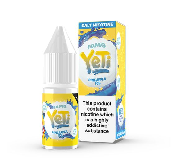 Yeti - Ananas Glacée - 10ml Liquide (20mg Sel de Nicotine) Yeti - Ananas Glacée - 10ml Liquide (20mg Sel de Nicotine)