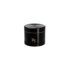Black Leaf - Grinder 4 pièces en aluminium noir avec tamis Black Leaf - Grinder 4 pièces en aluminium noir avec tamis