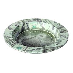 Black Leaf - Aschenbecher aus Metall - Dollar Black Leaf - Aschenbecher aus Metall - Dollar