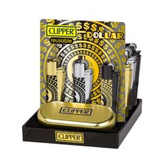 Clipper Classic - Metallfeuerzeug DOLLAR Clipper Classic - Metallfeuerzeug DOLLAR
